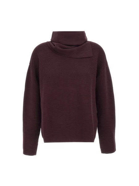 Lniany sweter Elena Miro' fioletowy