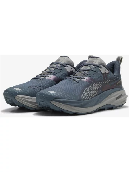 Buty do biegania Puma Voyage NITRO 4 GORE-TEX niebiesko 39 szare