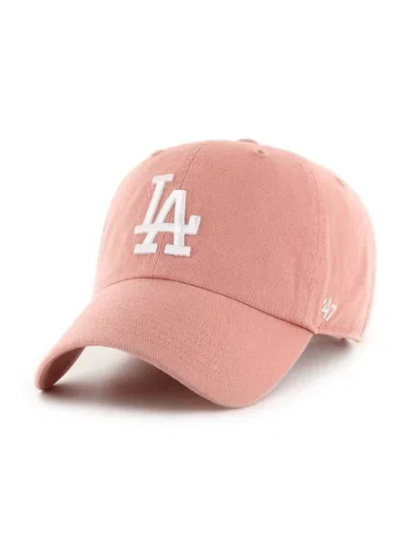 Baseballová čepice MLB Los Angeles Dodgers s aplikací oranžová