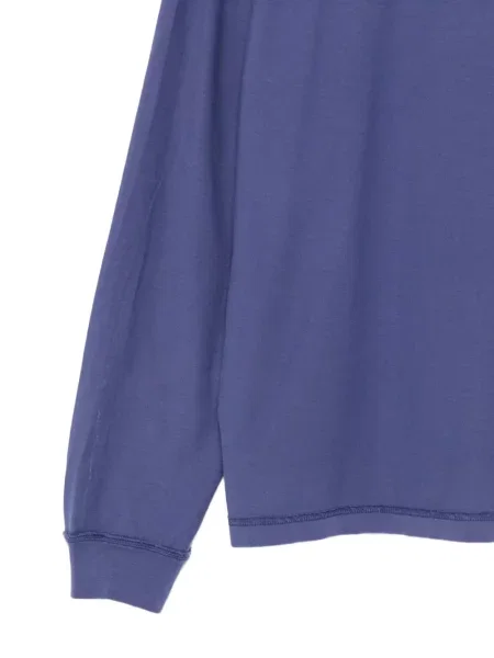 Lung tricou Stüssy cu imagine albastru