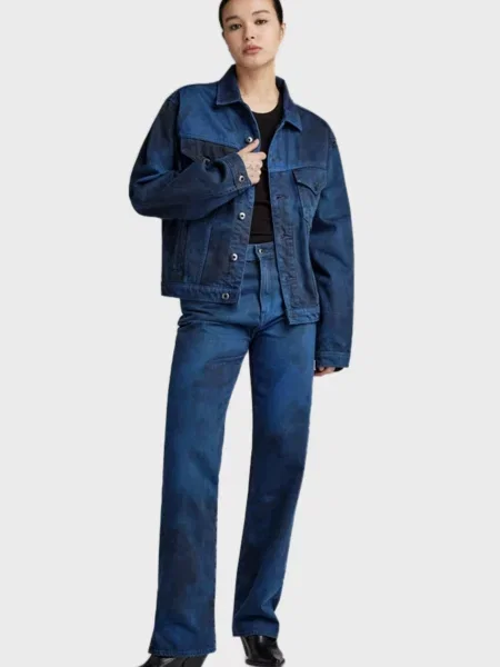 Прямі джинси G-star Raw сині