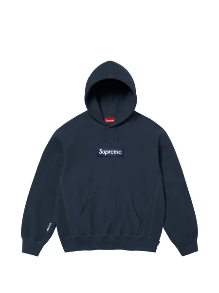 Hanorac cu glugă Supreme cu glugă albastru