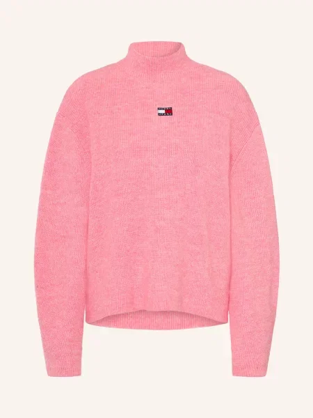 Tommy Jeans Sweter pink różowy