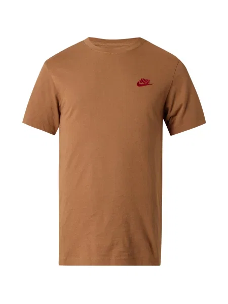 Nike Sportswear Tricou CLUB maro caramel roșu
