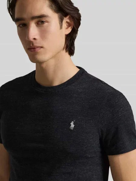 Polo Ralph Lauren T-shirt gładki czarny