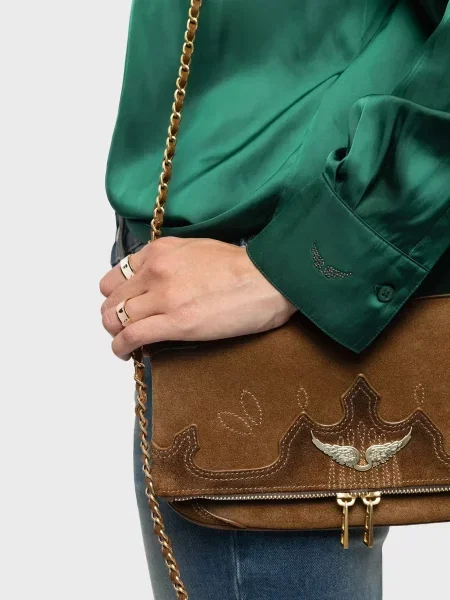 Клатч Zadig&voltaire коричневый