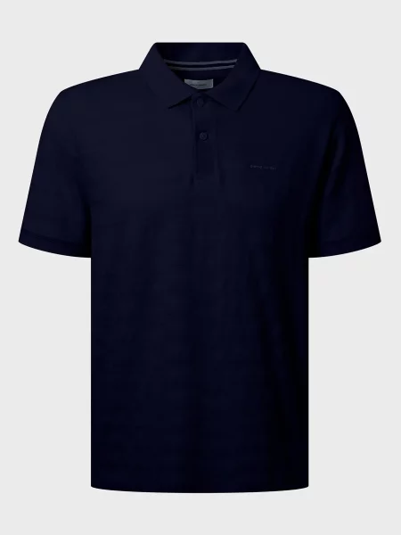 Поло Pierre Cardin в полоску синее