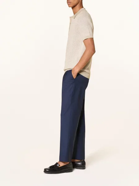 Joop! Spodnie Garniturowe Rennet Regular Fit blau granatowe