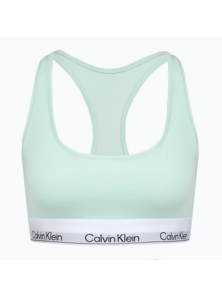 Сутиен Calvin Klein Unlined feel the mint синьо