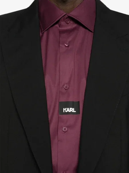 Cămașă Karl Lagerfeld violet