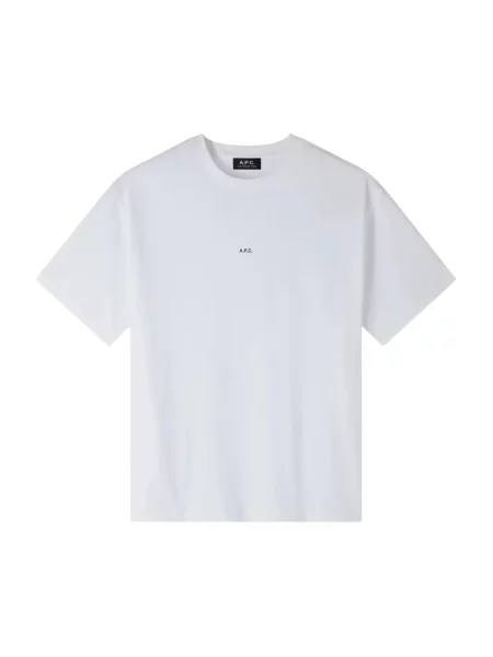 Koszulka A.p.c. z logo biała