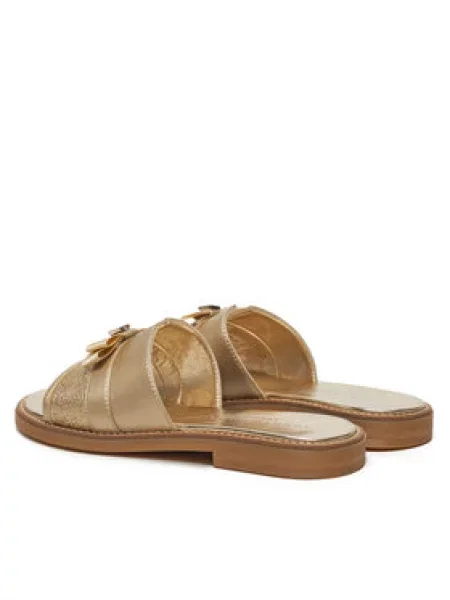 Tommy Hilfiger Natikače Sandal S zlatna