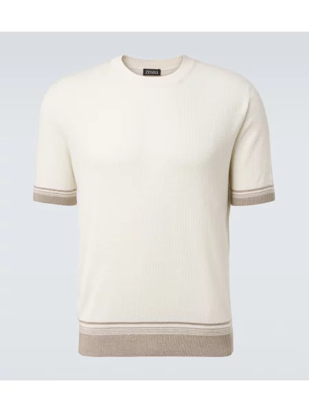 Pulover Zegna de in alb
