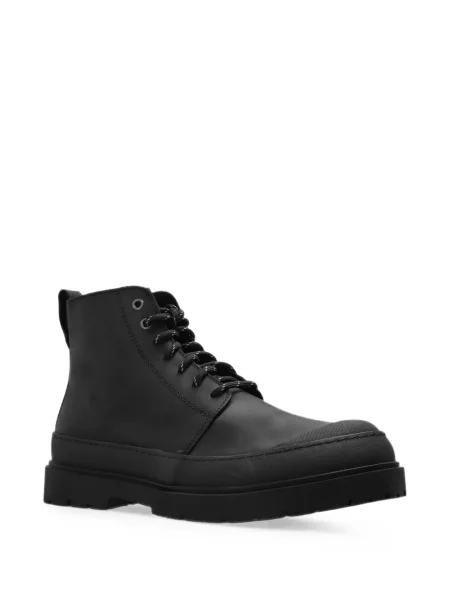 Μποτάκια Birkenstock με κορδόνια με δαντέλα μαύρο