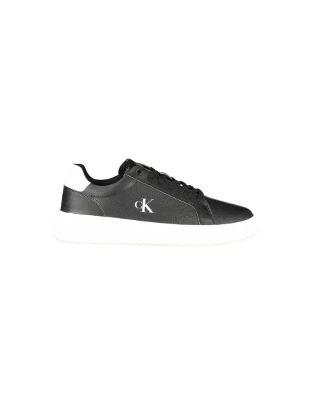Sneakersy Calvin Klein skórzane czarne