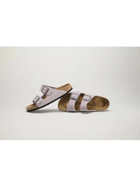 Замшевые шлепанцы Birkenstock