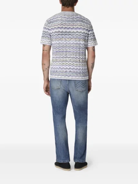 Džíny Missoni s 5 kapsami modré