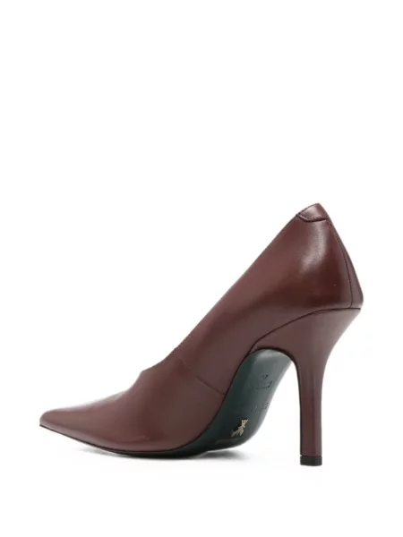 Pantofi cu toc Patrizia Pepe din piele maro