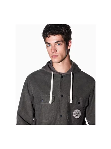 Cămașă Armani Exchange maro