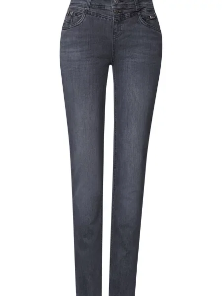 STREET ONE Jeans denim gri