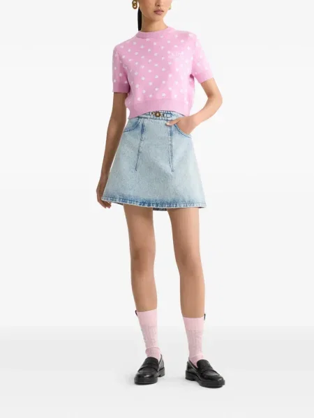 Fustă din denim Patou albastru