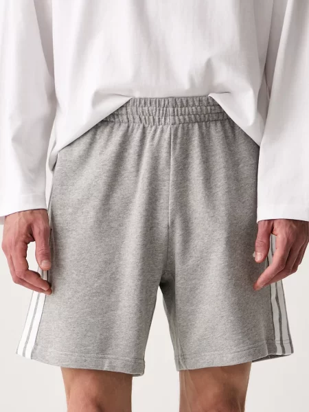 Adidas teplákové šortky Essentials šedé