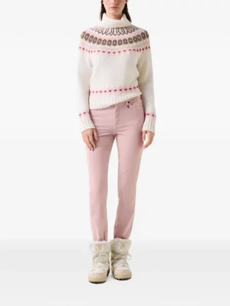 Pantaloni Bogner de catifea cord roz