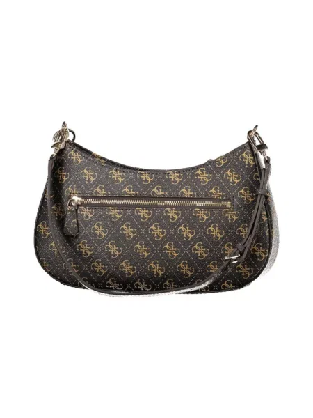 Guess torebka NOELLE brązowy