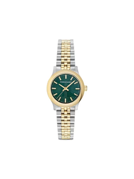Часовник Ferragamo зелено