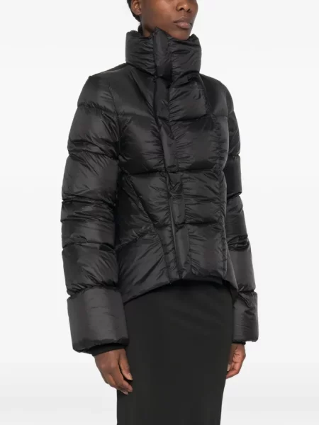Matlasat geacă Rick Owens negru