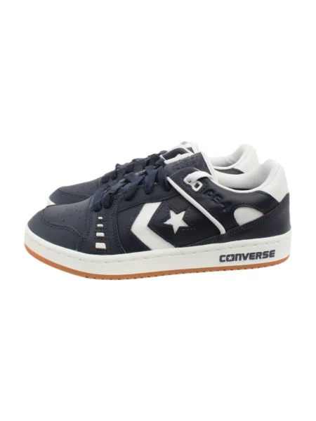 Sneakersy Converse skórzane niebieskie
