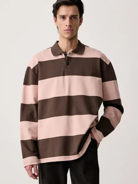 Les Deux longsleeve brązowa