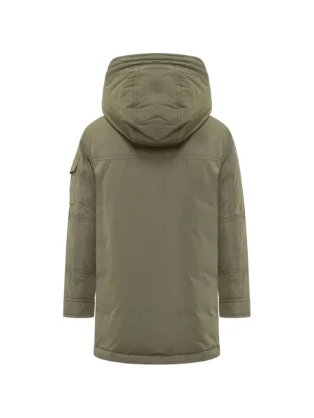 Parka dziecięca Moncler Enfant zielona