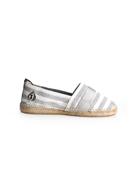 Espadryle Trussardi skórzane szare