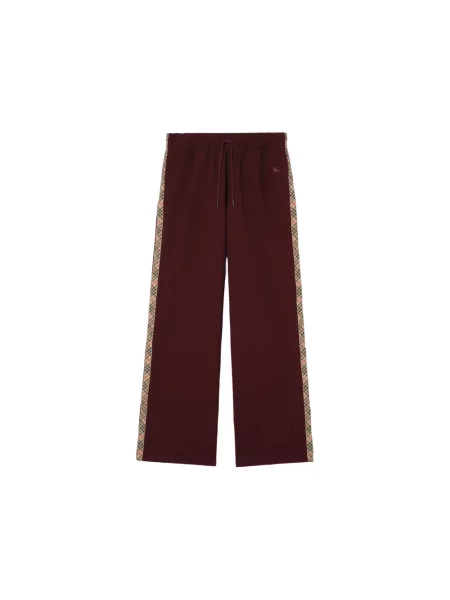 Spodnie dresowe Burberry w kratę czerwone