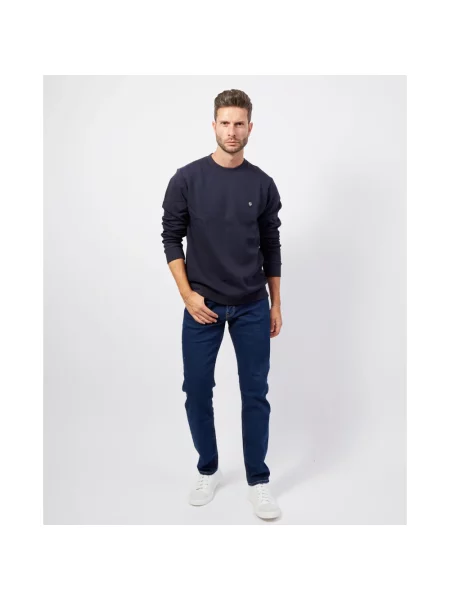 Bluza Boss polarowa z logo niebieska