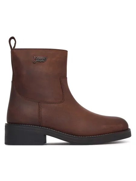 Bokacsizma Tommy Jeans Tjw Soft Sole Chelsea Boots Lth barna