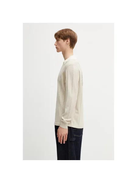 Sweter Filling Pieces piłkarski beżowy