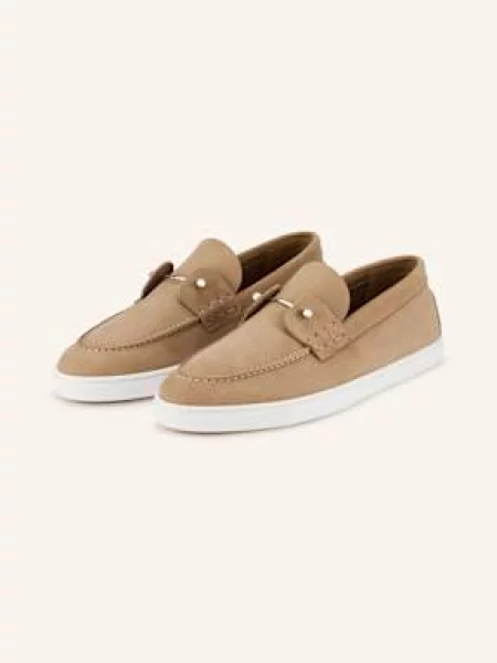 Polobotky Christian Louboutin hnědé