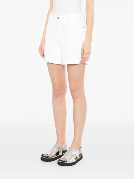 Szorty jeansowe Frame białe