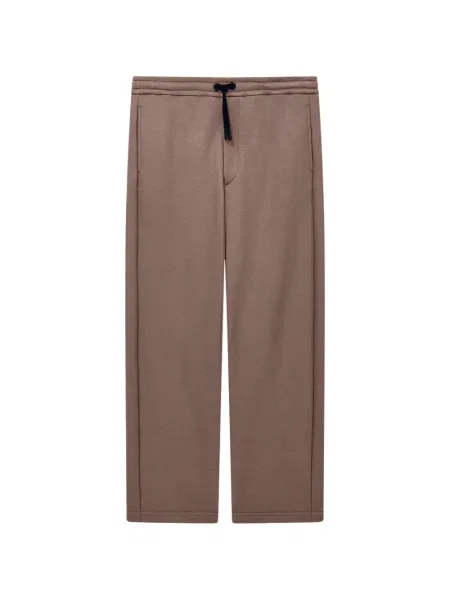 Pantaloni Giorgio Armani cu autograf cu cordon maro