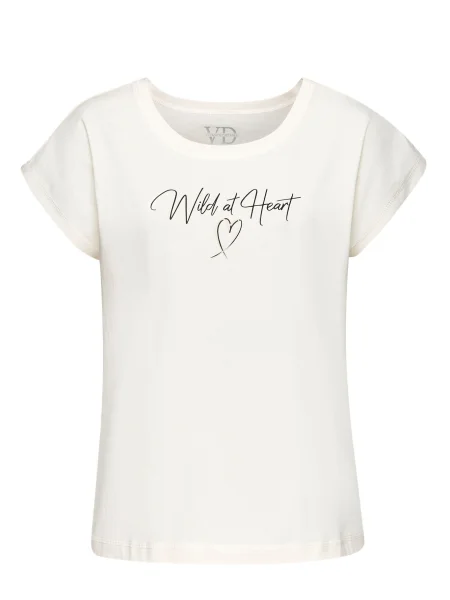 VIVANCE Bluză de noapte negru alb