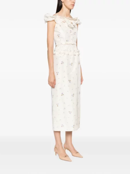 Rochie Alessandra Rich cu model floral cu imagine