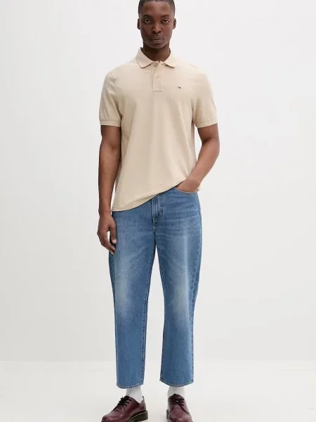 Tommy Jeans polo majica bež