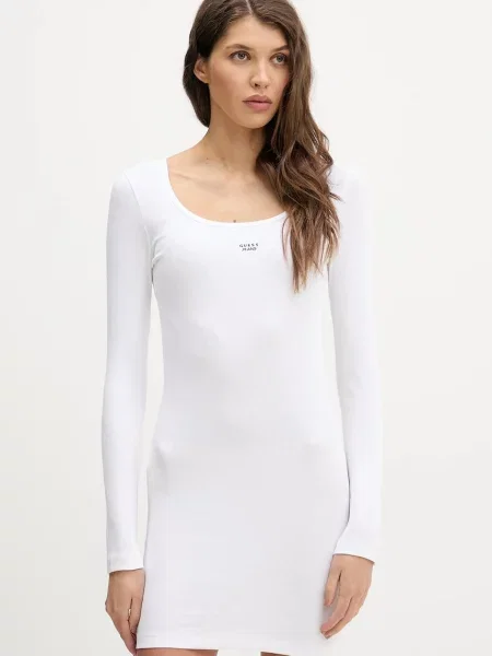 Guess Jeans rochie alb