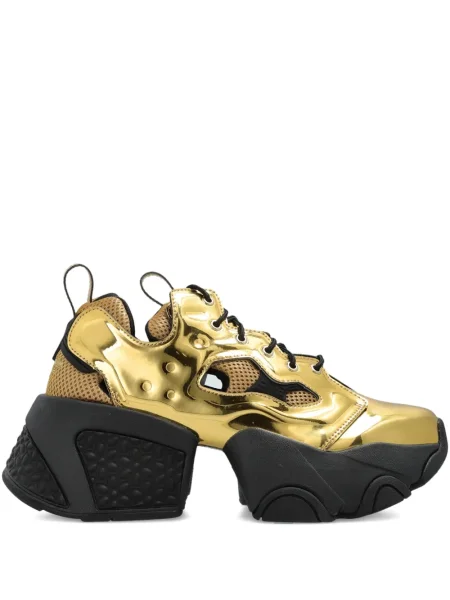 Sneakerși Noir Kei Ninomiya cu platformă auriu