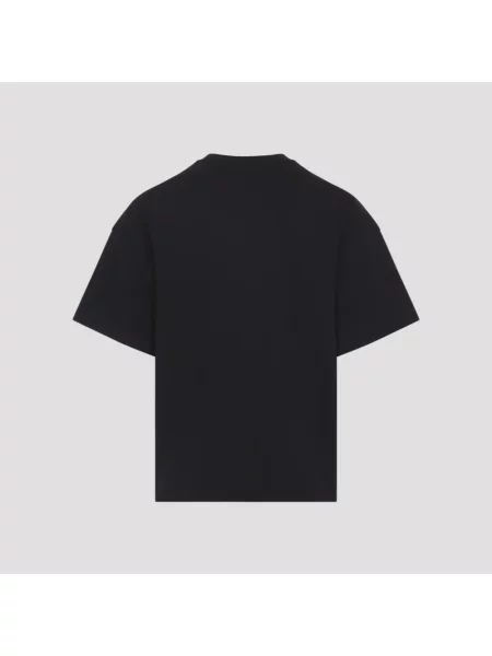 Koszulka Jil Sander z logo czarna