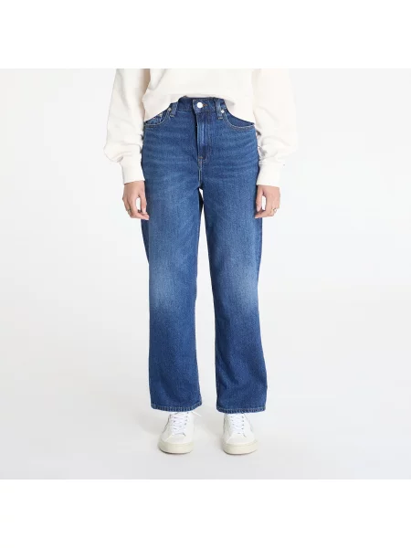 Spodnie Tommy Jeans Layla High Rise Slim Straight Jeans Denim granatowe