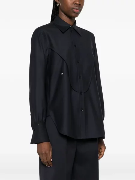 Top Victoria Beckham albastru