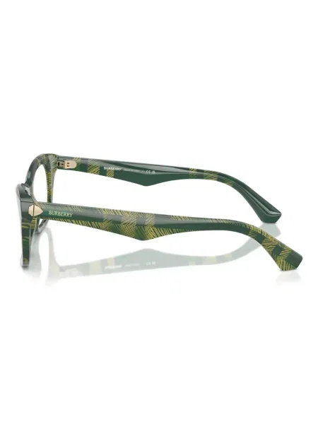 Ochelari de soare Burberry Eyewear în carouri verde